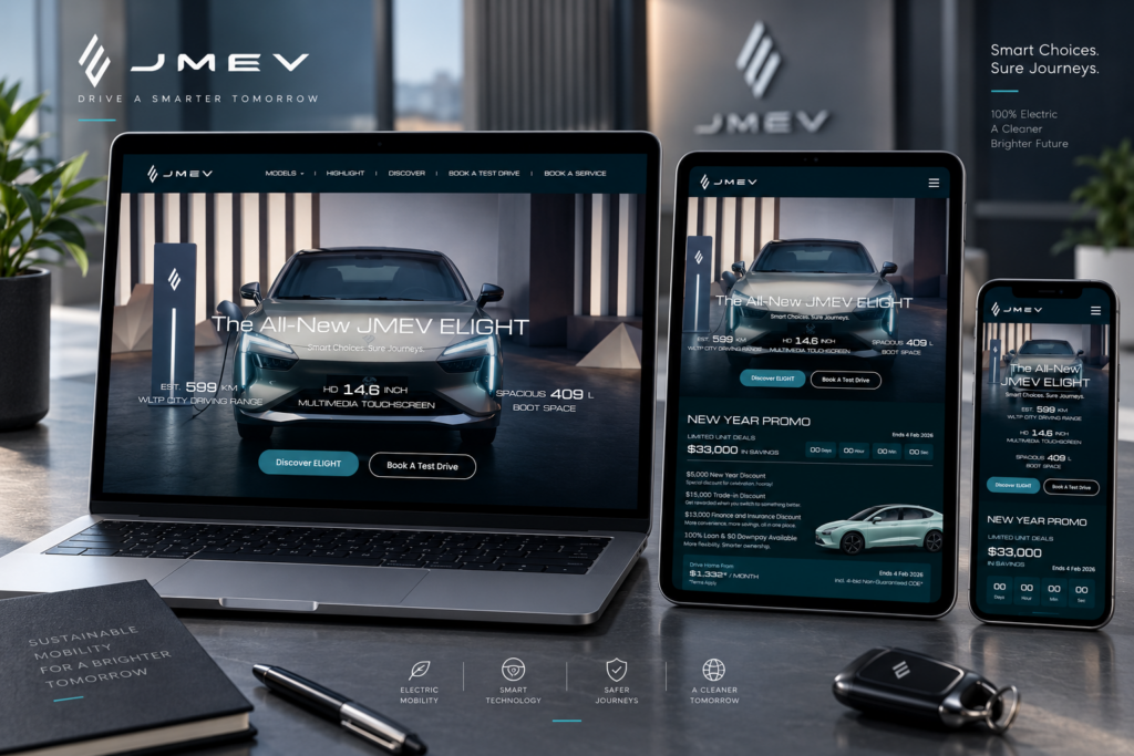 JMEV Singapore — EV Automotive Experience case study