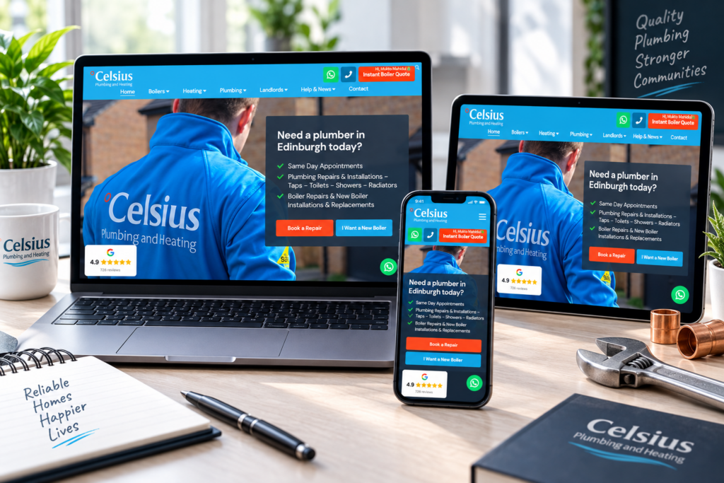 Celsius Plumbing & Heating case study