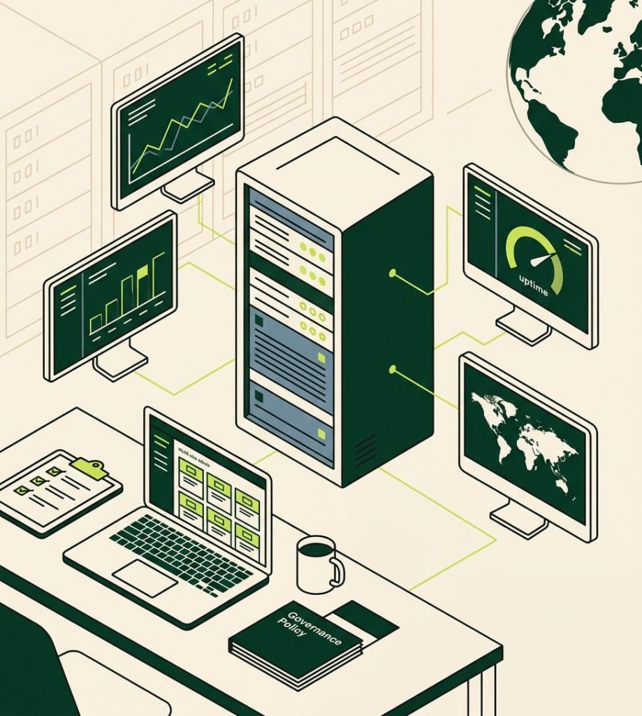 Enterprise WordPress high availability architecture diagram