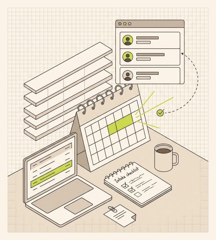 WordPress website for a medical clinic showing online appointment booking and provider directory