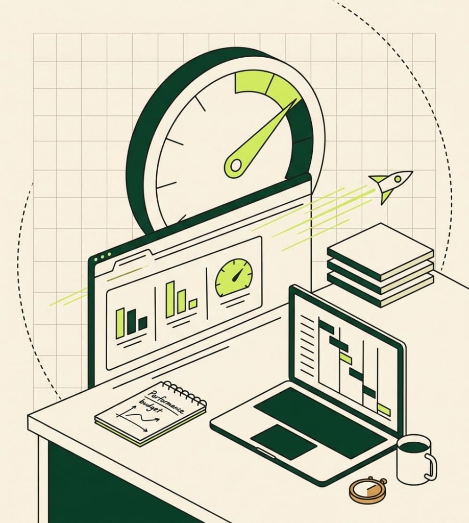 WordPress Core Web Vitals performance audit dashboard